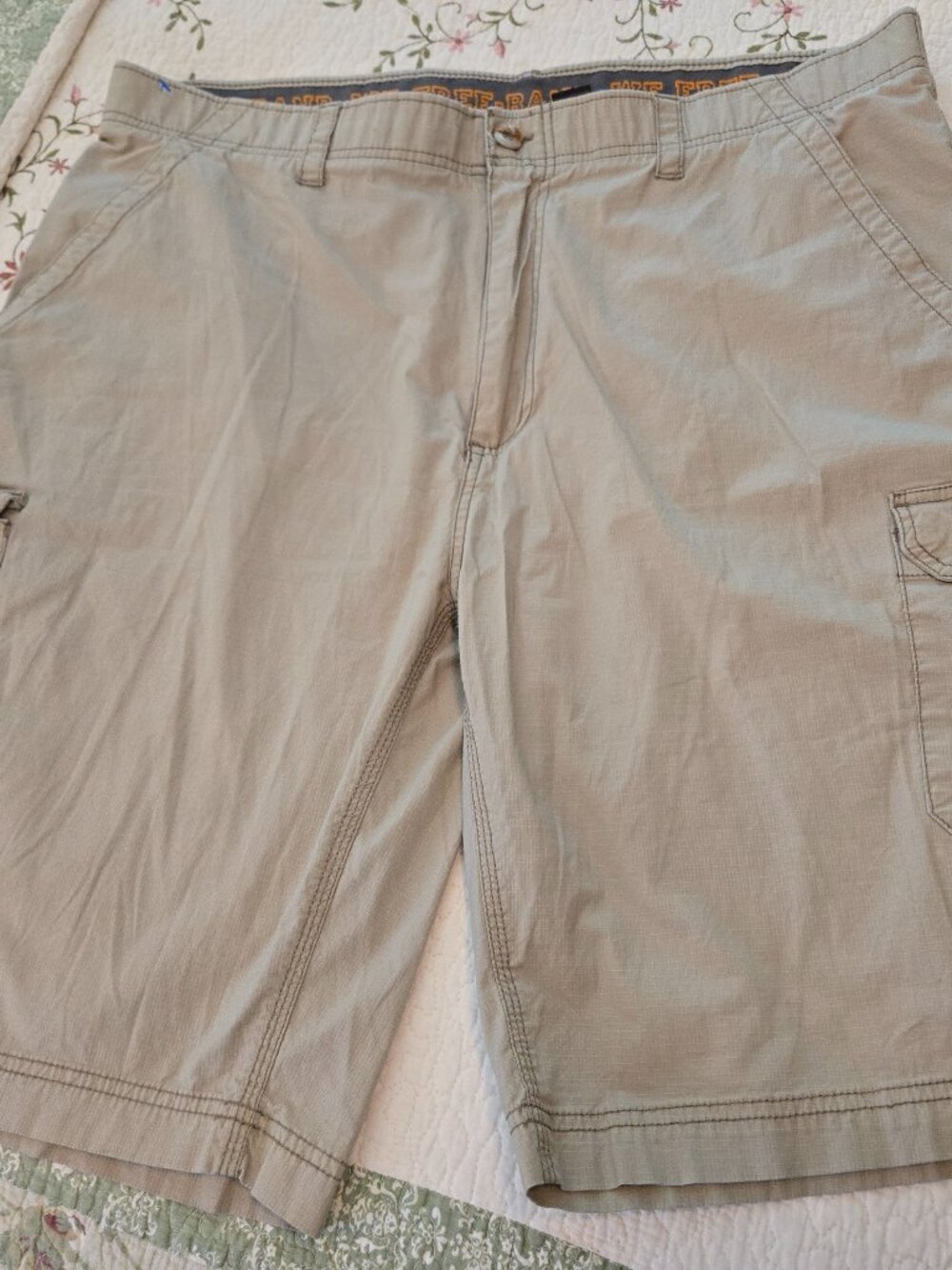 MEN's WEAR FIRST BEIGH CARGO SHORTS- SIZE 42 #2010